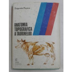 ANATOMIA TOPOGRAFICA A TAURINELOR de EUGENIU PASTEA , EXPLICATII IN LATINA , ENGLEZA , FRANCEZA , GERMANA , ROMANA , 1990