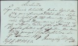 A321 Chitanță olografă, 1829, &icirc;n limba latină