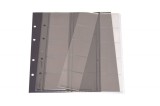 Set 2 folii pentru monede, Premium, cu 30 buzunare pentru monede de pana la 44 mm si foi de carton negru