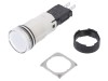Lumina Control LED Schneider Electric Harmony XB6 ","16mm IP65 12-24V DC Alb XB6AV1BB