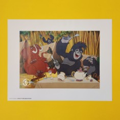 Tarzan print litografie The Disney Store 2000 Lithography Collection vintage