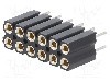 Conector 12 pini, seria {{Serie conector}}, pas pini 2.54mm, FISCHER ELEKTRONIK - BL6.12Z