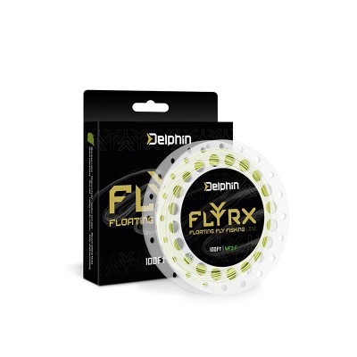 Fir plutitor &icirc;mpletit pentru pescuit la muscă Delphin FLYRX WF5-F, 30 m