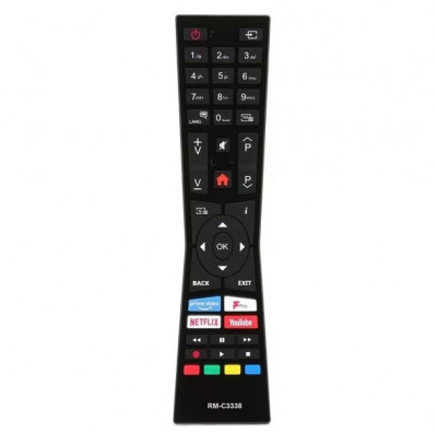 Telecomanda Universala RM-C3338, Pentru Jvc Lcd, Led si Smart Tv Gata de Utilizare foto