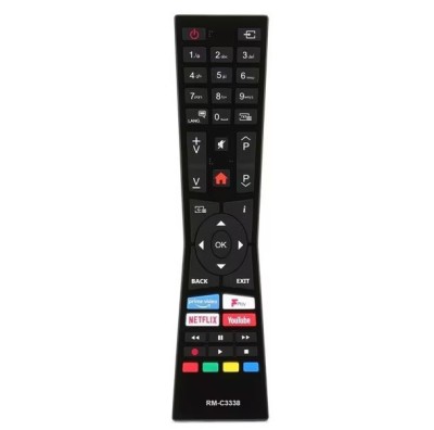 Telecomanda Universala RM-C3338, Pentru Jvc Lcd, Led si Smart Tv Gata de Utilizare foto