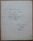 Cumpara ieftin Caiet de curs clasa a 6 - a, text olograf; Seminarul Central din Bucuresti; Despre limba romana, 1882