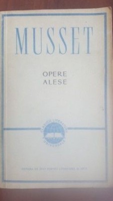 Opere alese Musset foto