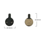 Set 2 placute frana JET-23-2 Metalice - Tektro IOX/NOVELA 2010- Cod:H136