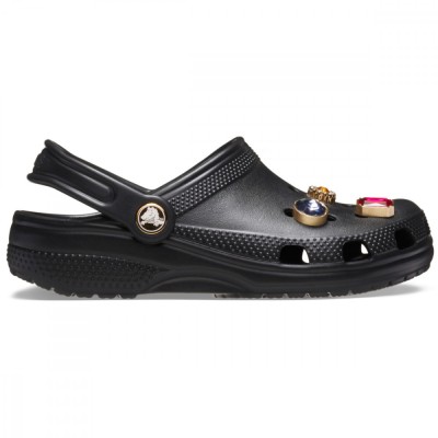 Saboti Crocs Classic Jewel Clog Kids Negru - Black foto