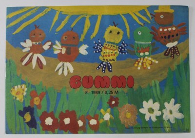 BUMMI , REVISTA PENTRU COPII IN LIMBA GERMANA , No. 8 , 1989 foto