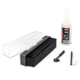 Set de curatare pentru discuri de vinil,4 piese (solutie de curatare 30 ml) EM A005