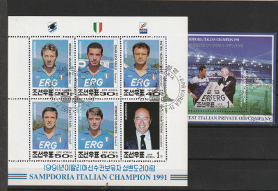 Fotbal ,Campiana Italiei Sampdoria 1991,Koreea . foto