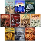 Cumpara ieftin Usborne Beginners History 10 Books Set (Castles, Vikings, Romans, The Celts, Anicent Greeks, Egyptians &amp; MORE!)