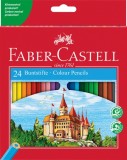 Creioane colorate 24 culori Faber Castell, Lecom