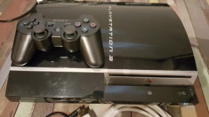 Playstation 3 modat PS3 ps 3 fat+15 jocuri FIFA 19 GTA 5 Mortal Kombat NFS foto