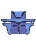Set 8 Perdele Decor Cabina Camion, Universale, Velur, Albastru