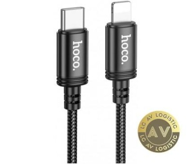 Cablu Date si Incarcare USB-C - Lightning HOCO X89 27W 2m Negru foto