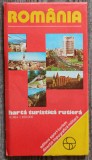 Romania, harta turistica rutiera