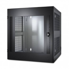 Rack de perete APC NetShelter WX 13U Usa Frontala din Sticla Negru foto