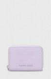 Tommy Jeans portofel femei, culoarea violet AW0AW15935