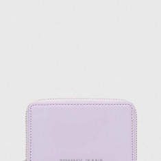 Tommy Jeans portofel femei, culoarea violet AW0AW15935
