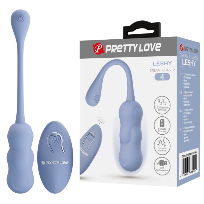 Ou Vibrator Cu Telecomanda Leshy, Bleu