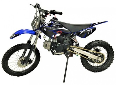 Motocicleta cross copii Barton 125cc, 4T, roti 14/12&amp;quot;, culoare albastru Cod Produs: MX_NEW MXBD125-3AB foto