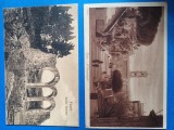 grup doua carti postale circulate , anii 1930 - 1940