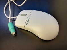 Mouse retro PS2 Microsoft Intellimouse foto