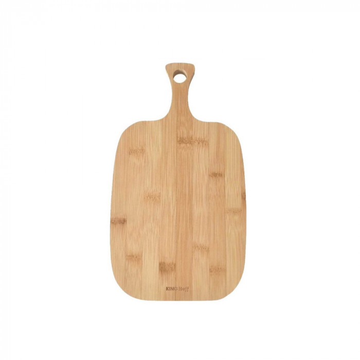 Tocator din bambus, placa de taiere, 38x23x1.5cm Kinghoff