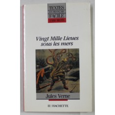VINGT MILLE LIEUSES SOUS LES MERS par JULES VERNE , adaptation en francais facile par ALBERT - JEAN AVIER , 1990