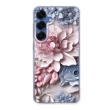 Husa pentru samsung galaxy s25 plus, atasare magnetica, magsafe, 3d flower medley 10