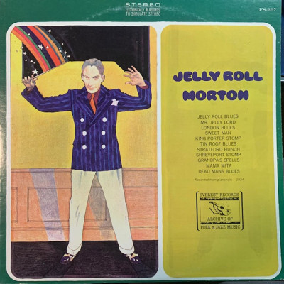 Vinil LP Jelly Roll Morton &amp;lrm;&amp;ndash; Jelly Roll Morton (VG+) foto