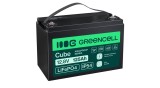 Baterie Green Cell CUBE LiFePO4 125Ah 12.8V 1600Wh Litiu Fier Fosfat pentru rulotă, solar, sistem off-grid, barcă