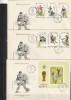 RO - FDC - C.M. FOTBAL SPANIA ( LP 1046-1047 ) 1981 ( 3 DIN 3 )