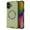 Husa MagSafe pentru Apple iPhone 16, Techsuit, HoneyComb Shield, Verde