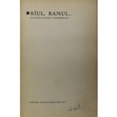 RAUL , RAMUL...DIN POEZIA ROMANA CONTEMPORANA , 1967 , PAGINILE 10 -11 CU DESENE CU PIXUL *