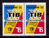 Cumpara ieftin RO 1994 LP 1358,&quot;AXX-a editie a T.I.B. &quot;, serie pereche H ,MNH