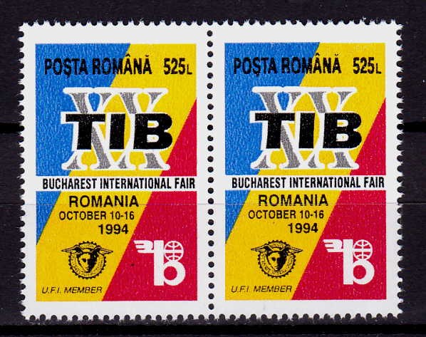 RO 1994 LP 1358,&quot;AXX-a editie a T.I.B. &quot;, serie pereche H ,MNH