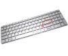 Tastatura HP Argintie HPMH 634139 161 layout US fara rama enter mic, HPMH 644356 AB1 layout US fara rama enter