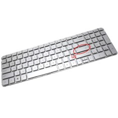 Tastatura HP Argintie Pavilion dv6 6b40 layout US fara rama enter mic, Pavilion dv6 6b50 layout US fara rama