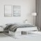 vidaXL Cadru pat metalic, alb, 160x200 cm 373676