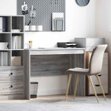 VidaXL Birou de scris Gri sonoma MDF, Furnir 100 x 50 x 76 cm Rezistent