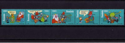 RO 2001 ,LP 1572 ,&amp;quot;Benzi desenate&amp;quot; - o serie in straif , MNH foto