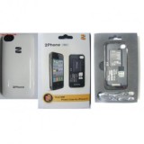 Baterie Externa iPhone 4 FM-01 Dual SIM, Acumulator Portabil, Universal, Culoare Alb