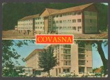 CPIB 23592 CARTE POSTALA - COVASNA: SPITALUL CARDIOLOGIC, HOTEL COVASNA, CIRCULATA, 1979, STAMPILE, TIMBRU