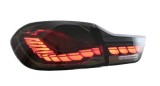 Set lampi spate, stopuri Bmw Seria 4/4 Gc, 12.2013-, montare spate, stanga+dreapta, indicator dinamic; cu animatii; LED+Oled; fumuriu; Tuning, Vland