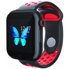 Ceas Smartwatch cu telefon iUni Z6S, Touchscreen, Bluetooth, Notificari, Camera, Pedometru, Red foto