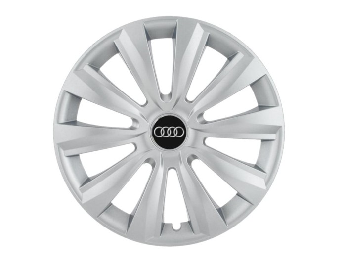Set 4 capace roti Delta cromat R14 pentru gama auto Audi