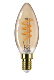 bec LED Philips, soclu E14, putere 2.5 W, forma lumanare, lumina alb calda, alimentare 220 - 240 V, &quot;000008719514315976&quot; (timbru verde 0.45 lei)